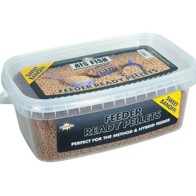 Pellet Dynamite Baits Big Fish Feeder Ready Pellets Arôme Sweet Banoffi 2mm, 1.2kg