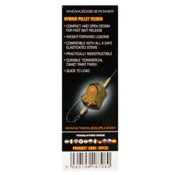 Pellet feeder coup guru hybrid pellet feeder inline
