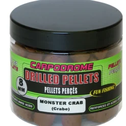 Pellets d'eschage coup fun fishing pellets perces monster crab 8mm 80g