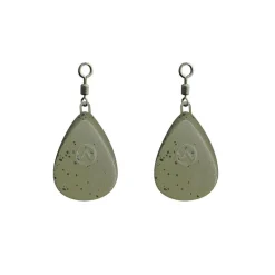 Plomb Prowess Flat Pear Camo Swivel x2