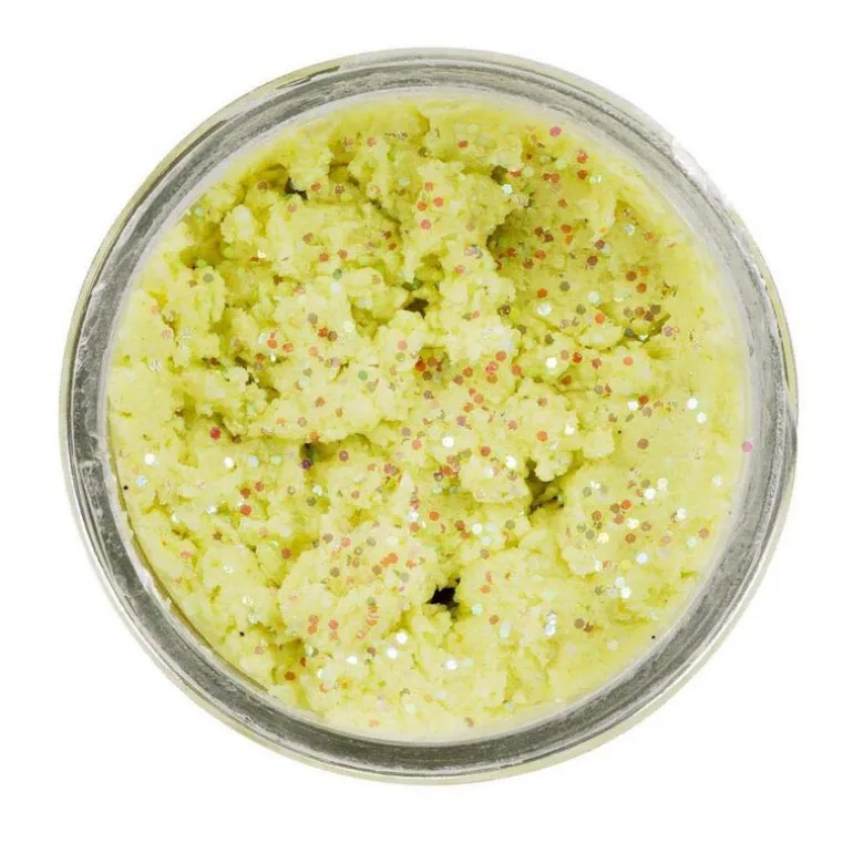 Pâte à Truite Saveur Ail Berkley PowerBait Garlic Glitter