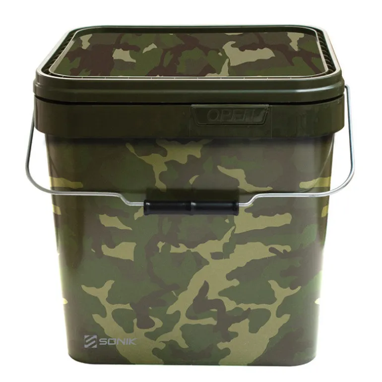 Seau Carré Sonik Camo Square Bucket Camouflage 10L