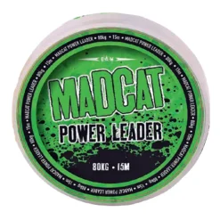 Tresse à bas de ligne silure madcat power leader 15m