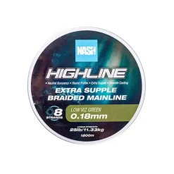Tresse Nash Highline Extra Supple Braid Green 1200m