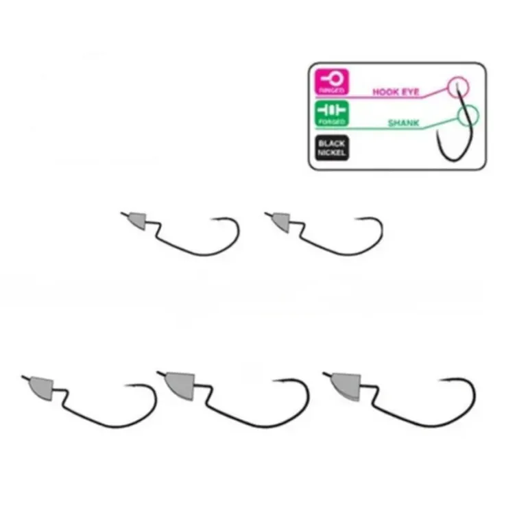 Têtes Plombées Hayabusa 930 Swimming Jighead Taille #2 (x5)